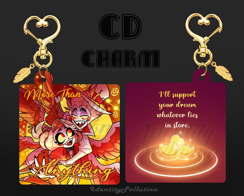 Hazbin Hits: CD Charms Pre-Order image 6