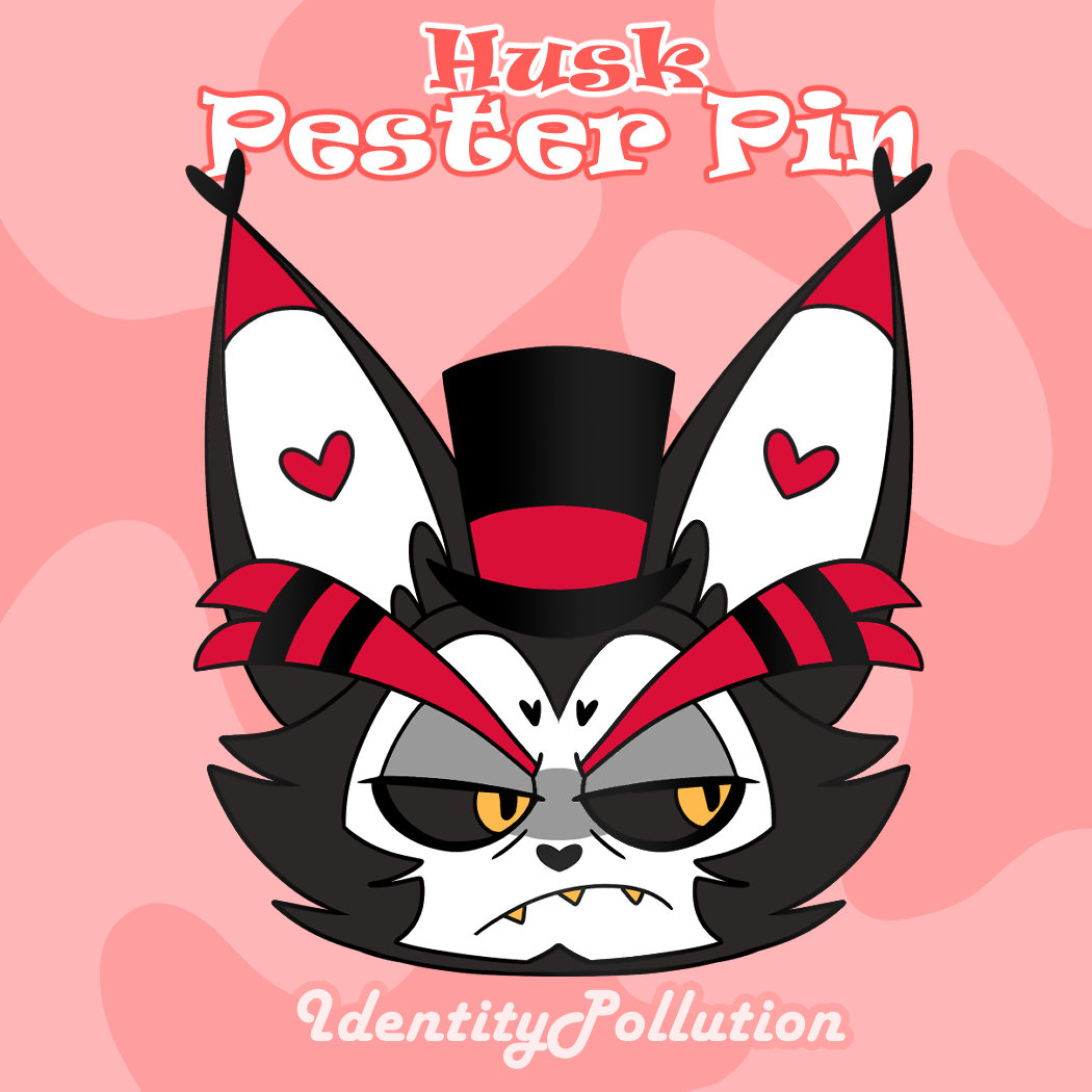 Hazbin Hotel Husk Pins - Etsy