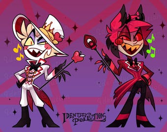 Lucifer/Alastor Spinning Mini Standees