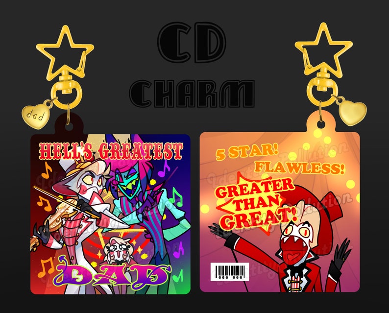 Hazbin Hits: CD Charms Pre-Order image 5