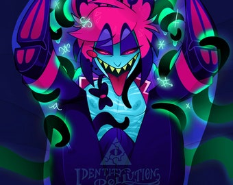 Alastor 3D Mouse Pad (Neon Booty)