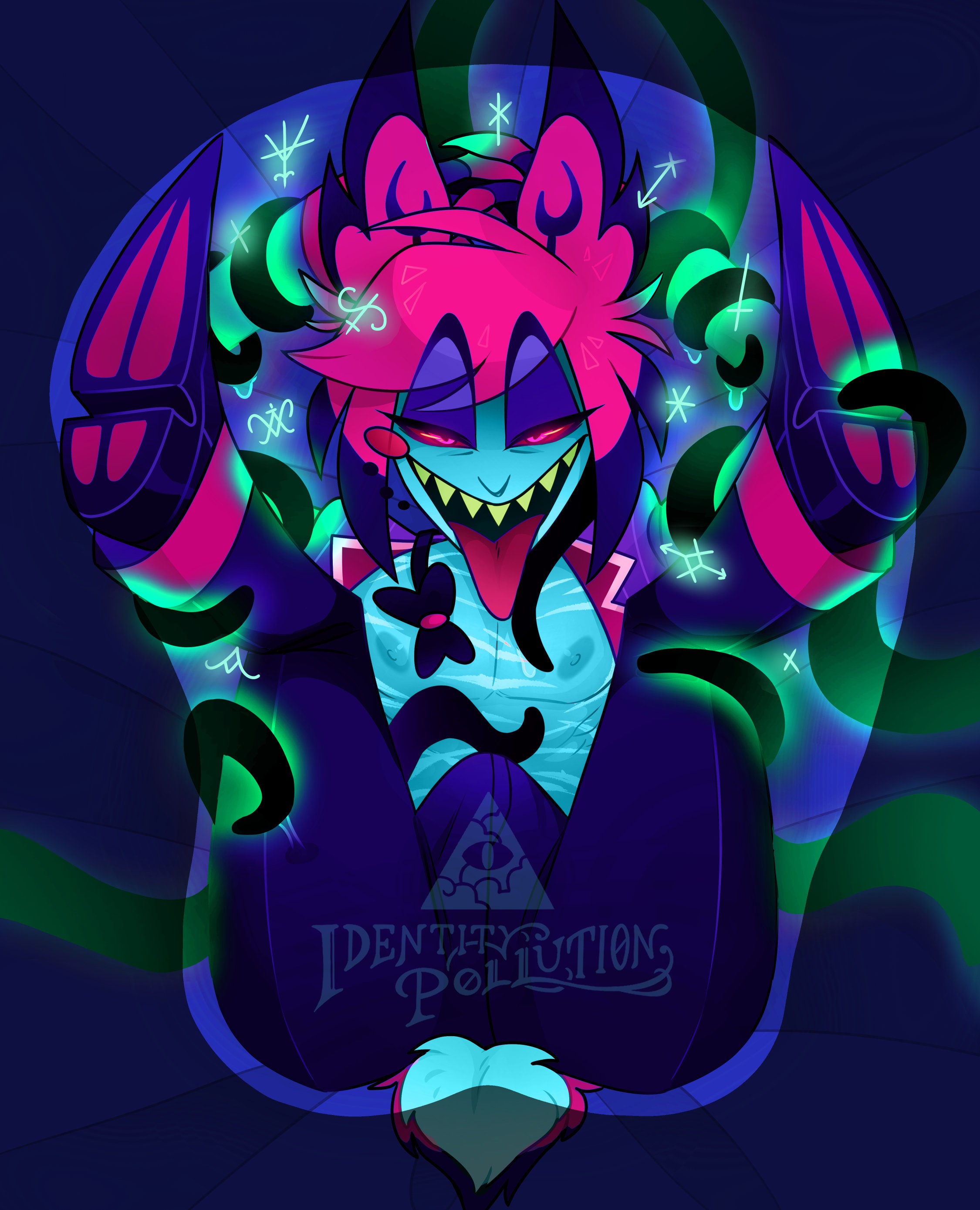 Alastor 3D Mouse Pad (neon Booty) - Etsy