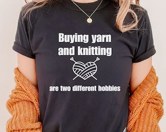 Funny Knitting Shirt: Yarn Lover Gift