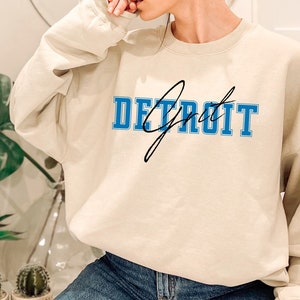 Detroit Grit Football Sweatshirt, Gift for Lions Fan, Gifts for Fan, Lions Football Shirt, Lions Gift, Detroit Lions Sweatshirt