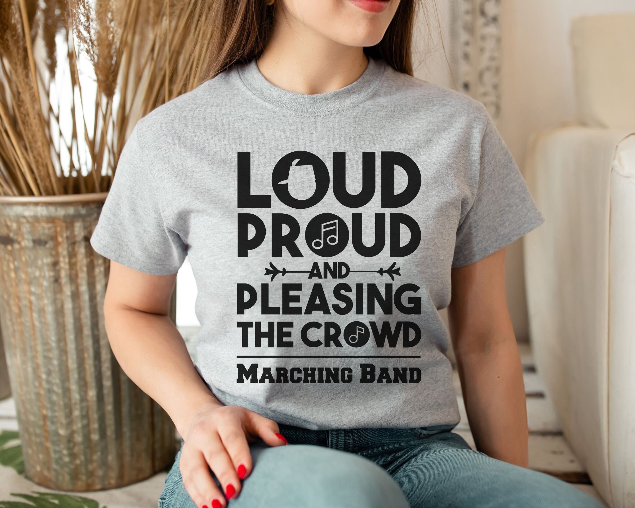 Loud Proud Pleasing Crowd Shirt High School Band Shirt Etsy