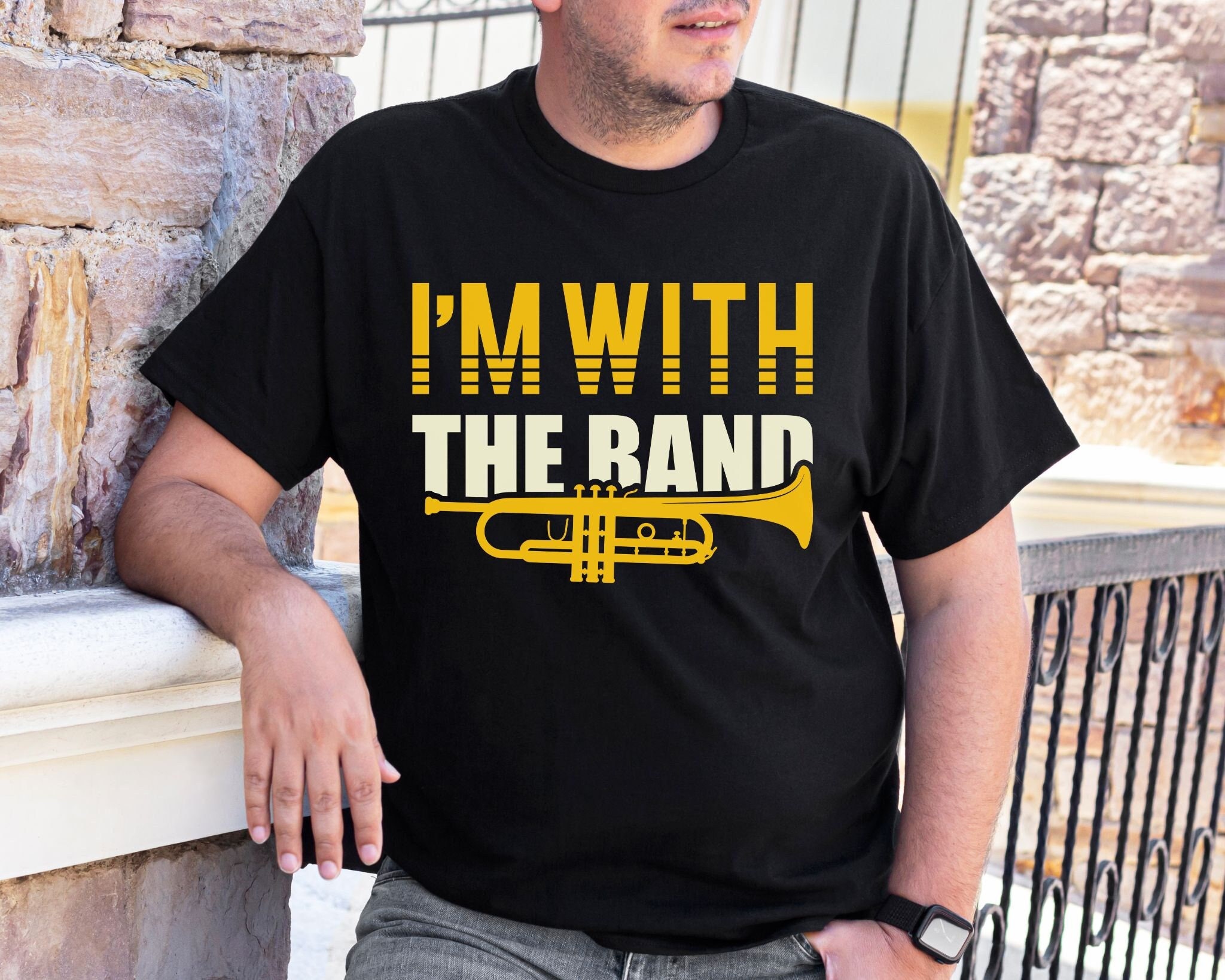 I'm With the Band Shirt High School Band Shirt Band Mom Etsy