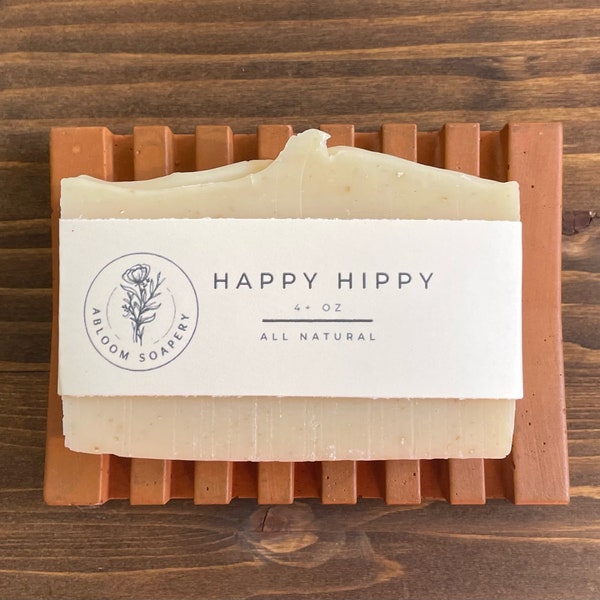 Happy Hippy, Patchouli Soap, Homemade Soap Bar, All Natural Soap, Soap Bar, Body Soap,