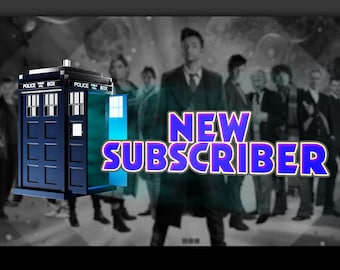 Animated DR WHO Twitch Alerts - TARDIS | stream alerts, twitch overlay, stream overlay alerts, animated stream alerts