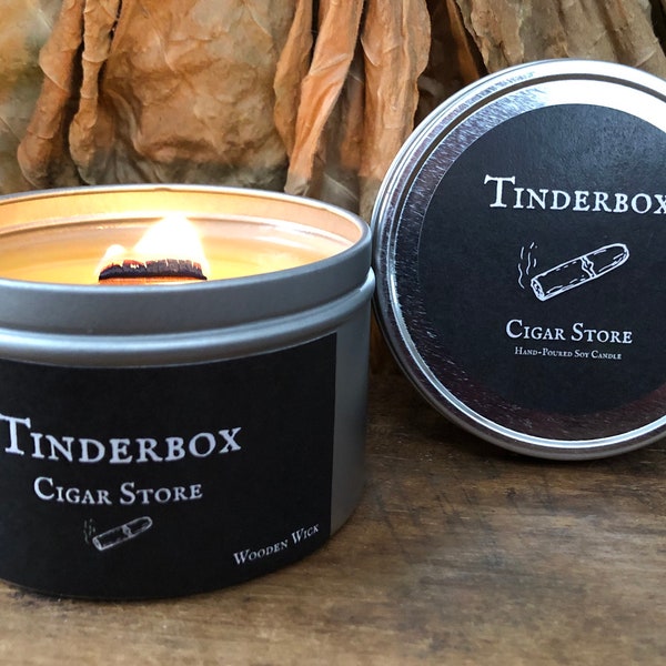 Cigar Store Scented Candle