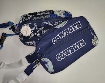 Dallas Cowboys Fannypack, Handmade Crossbody Bag