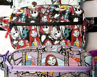 Nightmare Before Christmas Jack and Sally Fanny packs CrossBags
