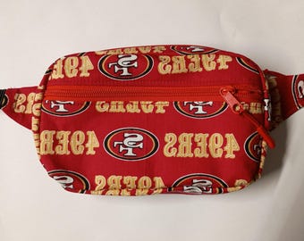 San Francisco 49ers Fanny Pack, Adjustable Belt Bag