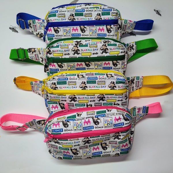 Monopoly Fannypacks Crossbags