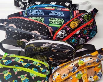 Star Wars Print Fanny Pack: Adjustable Belt Bag