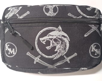 Witcher Print Fannypack, Crossbody bags, Belt Bag