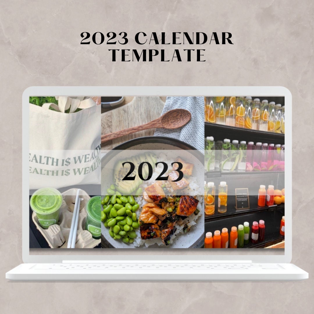 Digital Customizable & Printable Calendar - Etsy