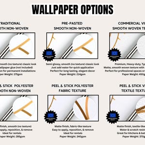 Papel pintado de flores silvestres neutras - Mural botánico minimalista beige y marrón: opciones tradicionales y extraíbles imagen 6