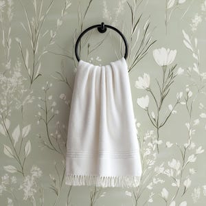 Wildflower Wall Mural: Neutral Sage Botanical (Peel & Stick, Removable)