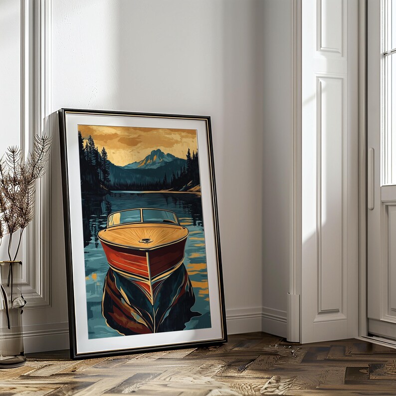 Boat Wall Art: Vintage East Coast Nautical Style - Coastal Home Decor ...