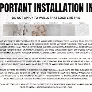 The image is a collage of four different wall textures, including unpainted, cracked paint, humidity spots, and popcorn.