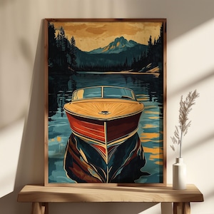 Boat Wall Art: Vintage East Coast Nautical Style - Coastal Home Decor