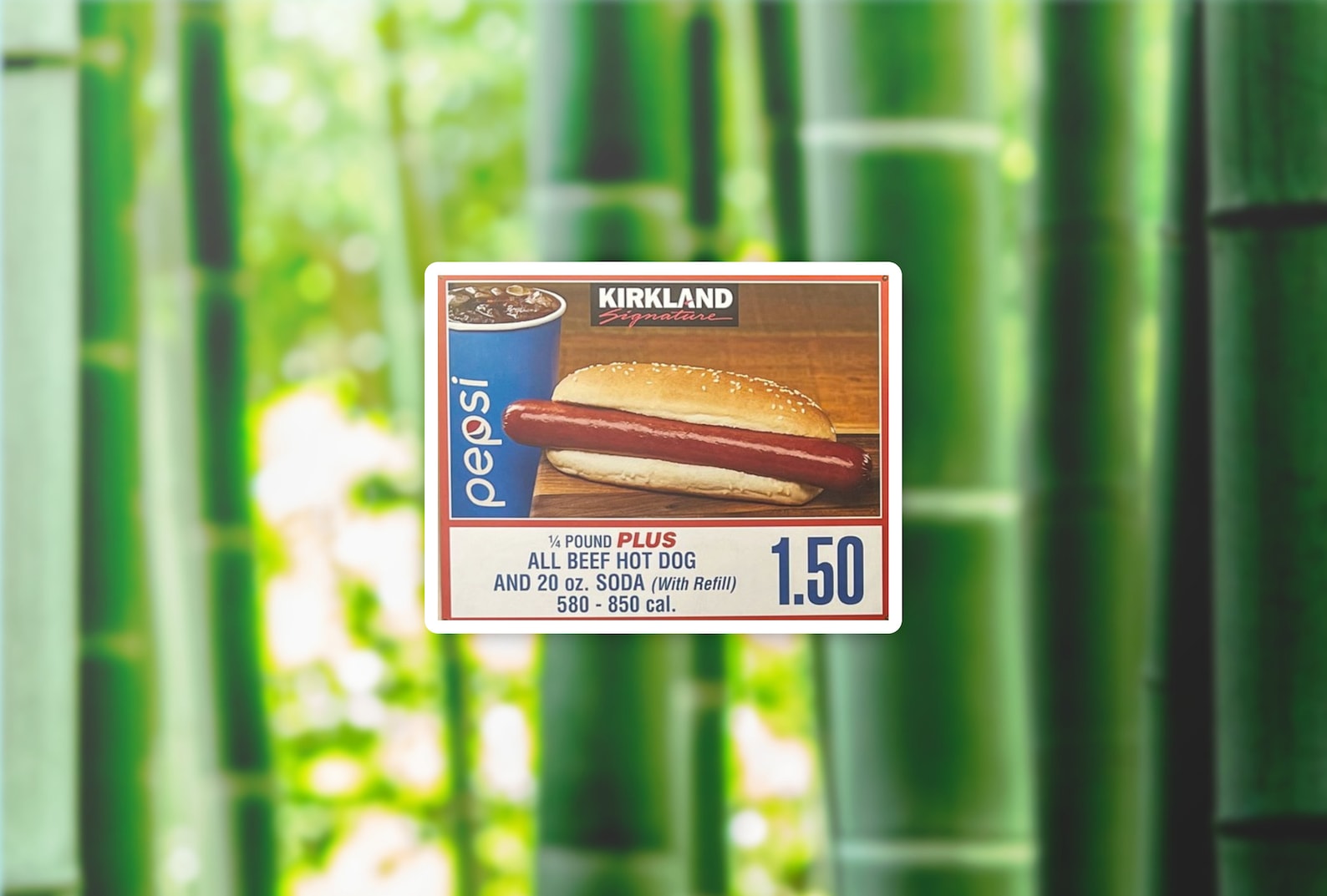 Costco Hot Dog Meme Sticker Etsy