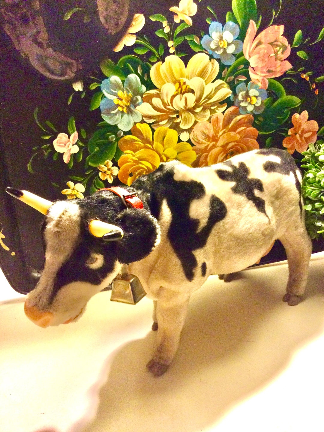 Vintage Rosko 1960s Josie the Cow Mechanical Toy Made in Japan Toy Etsy