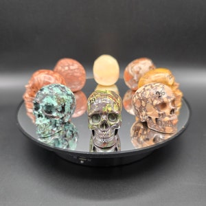 2&quot; Realistic Skulls | Dragons Blood | African Turquois | Mookaite | Yellow Calcite | Australian Bechique  | Starburst Jasper, and more.