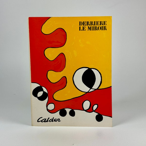 Derriere Le Miroir No 173 October 1968 Alexander Calder Original Limited Edition Signed Magazine Lithograph Cover With Back Sheet