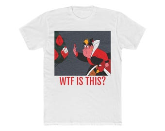 Divertida camiseta unisex de algodón de la Reina de Corazones, camiseta de Alicia en el País de las Maravillas, disfraz de cartas del Rey, atuendo de fiesta en el País de las Maravillas, fiesta del té del Sombrerero Loco