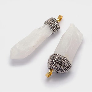 Natural Quartz | Big Crystal Pendant | Custom Jewelry | Necklace Pendant | Necklace Charm