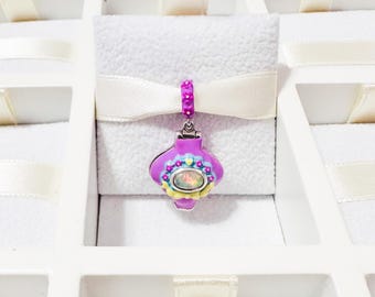 Ciondolo a forma di medaglione da tasca in argento sterling 925, ideale per braccialetti Pandora e set di mini bambole.