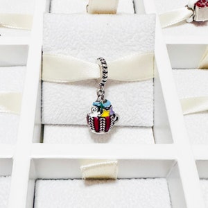 925 Sterling Silber Weihnachtskakao Baumeln Charm Bead für Charm Armbänder Und Armreifen