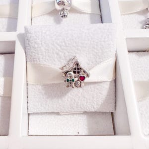925 Sterling Silver Gingerbread House Charm Fits Charm Bracelets And Bangles