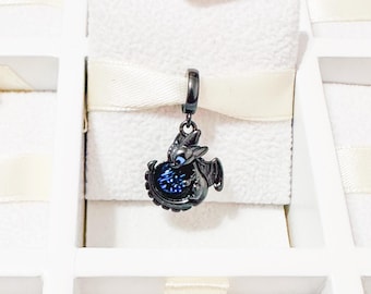Dragon Charm Jewellery Silver Charms Fits Pandora Bracelet 925