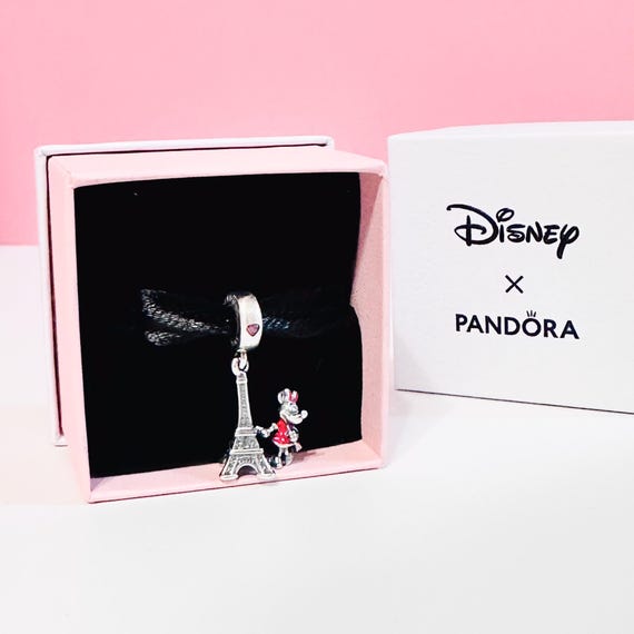 Disney Pandora ブレスレット　チャーム マリーちゃん、パリ Authentic Pandora Disney Paris Eiffel Tower and Minnie Mouse Charm