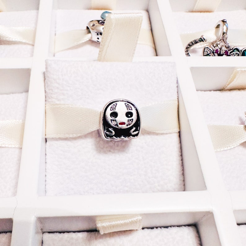 925 Sterling Silver No Face Studio Ghibli Charm Fits Pandora Charm ...