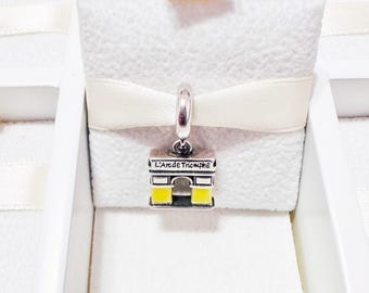 925 Sterling Silver Glow In The Dark French Arc de Triomphe Dangle Charm Fits Pandora Bracelets And Bangles