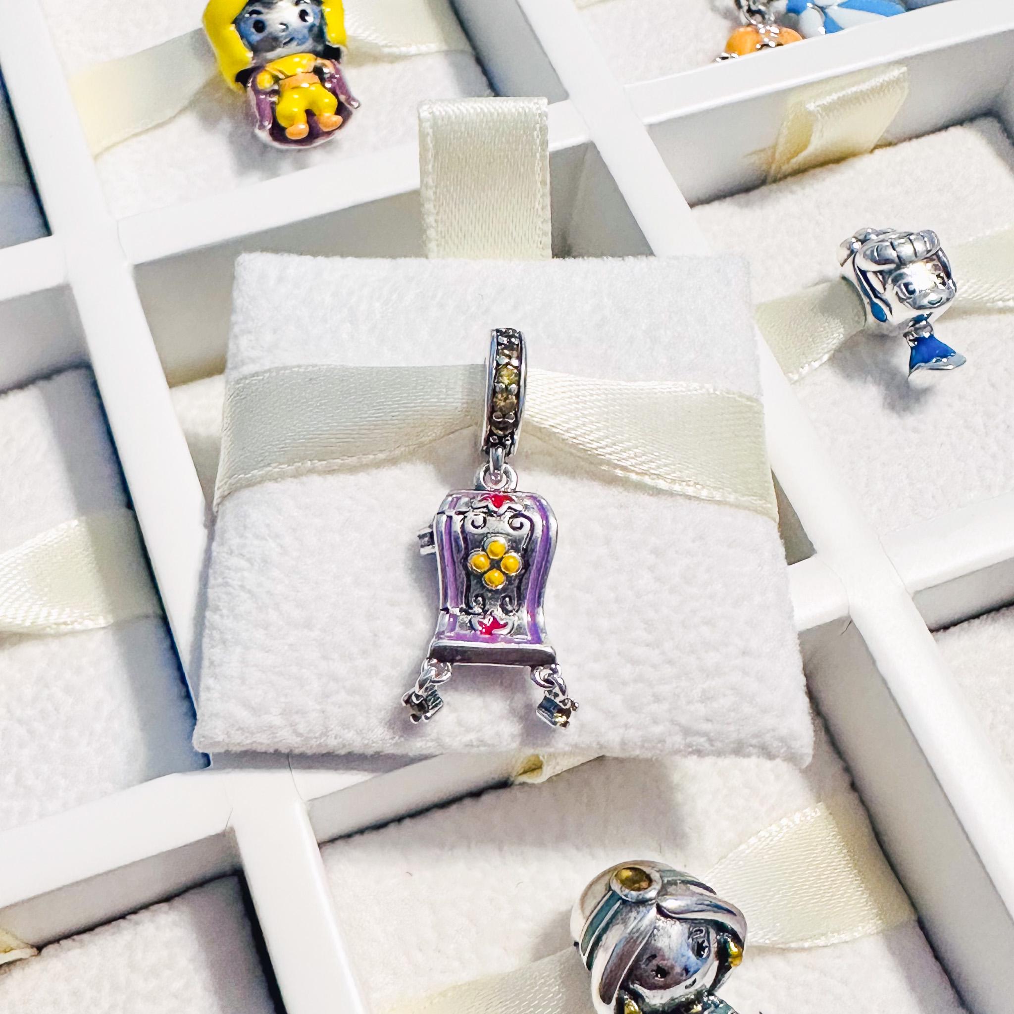 925 Sterling Silver Aladdin Magic Carpet Dangle Charm Fits Charm Bracelets And Bangles