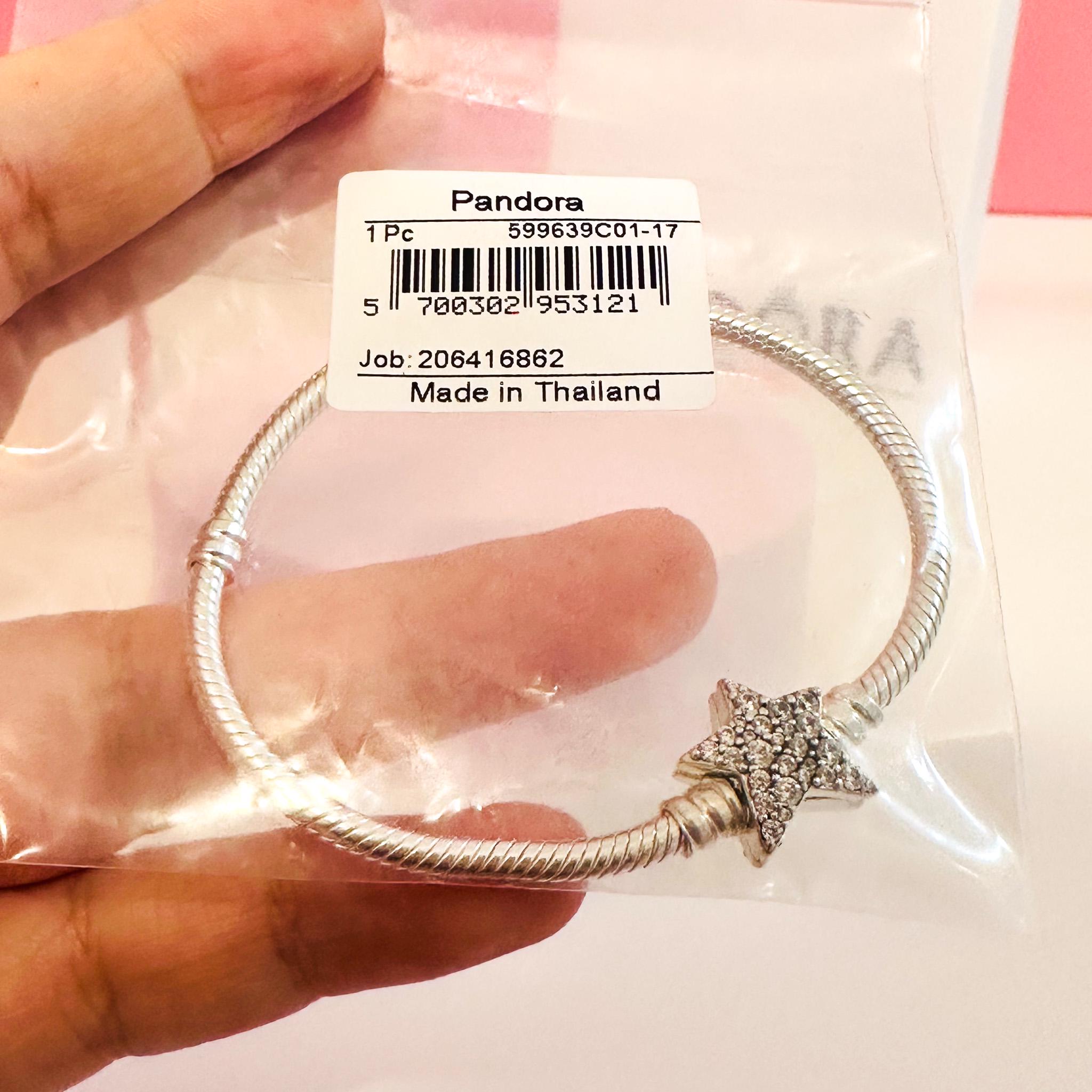本物のパンドラモーメンツ アシンメトリースタークラスプ スネーク