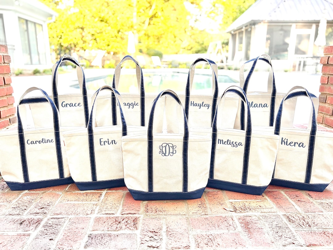 Bulk Personalized Canvas Tote Bag 5+ Bags, Custom Embroidered Gift — free download
