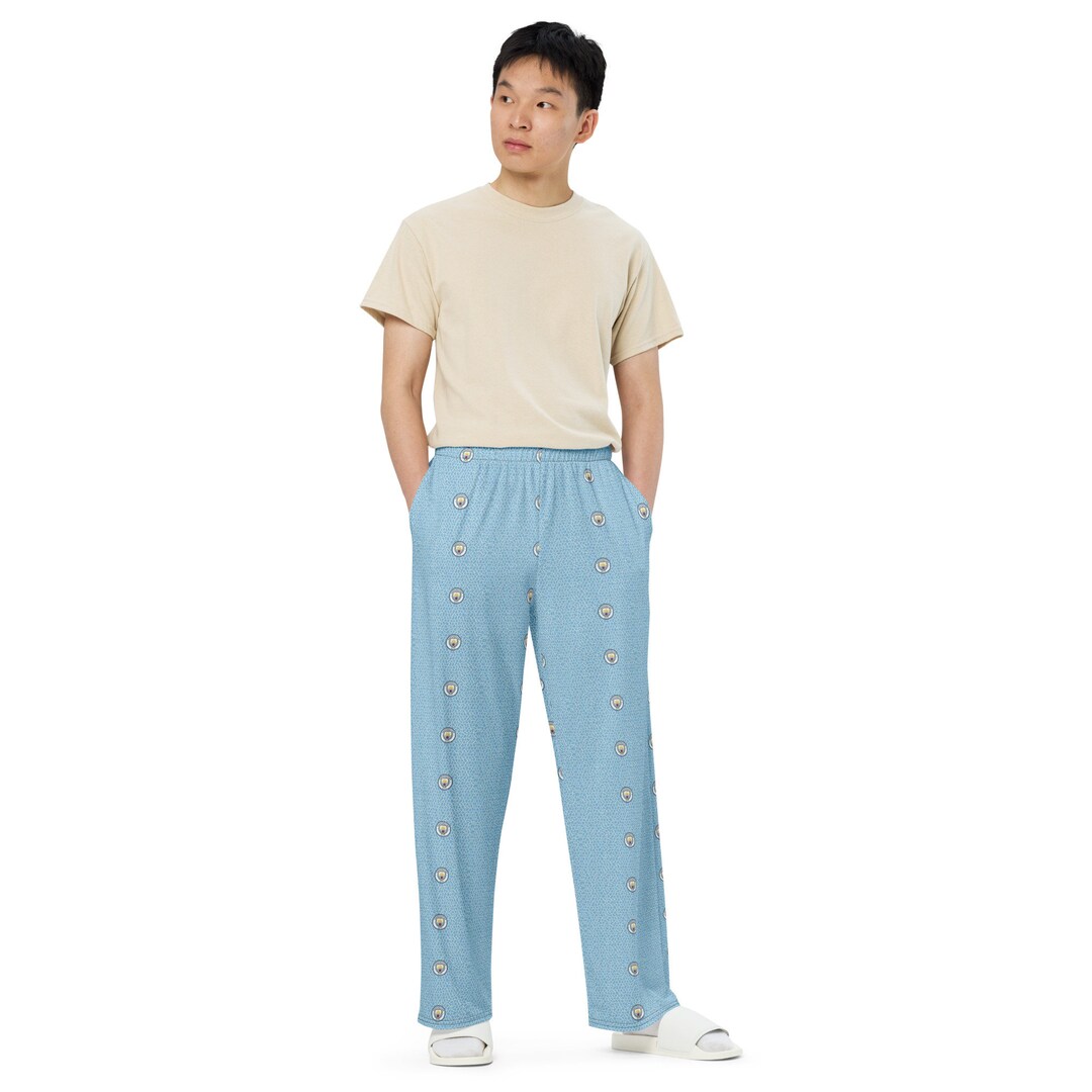 Manchester City Unisex Pajama Pants Soccer Pajama Pants Etsy UK