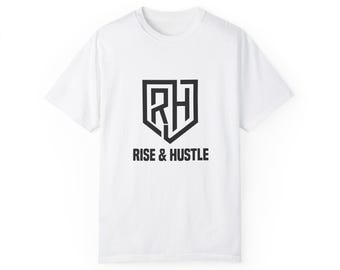 Camiseta unisex "Rise & Hustle", camiseta motivacional, regalo motivacional, ropa deportiva, camiseta de emprendimiento, ropa informal