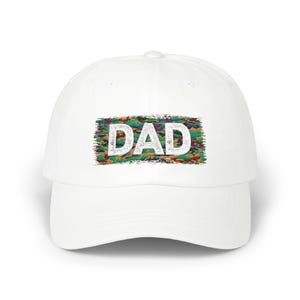 Colorful Dad Cap - Fun Gift for Fathers, Cool Summer Accessory, Birthday Gift, Family Gatherings, Casual Wear, DAD Design