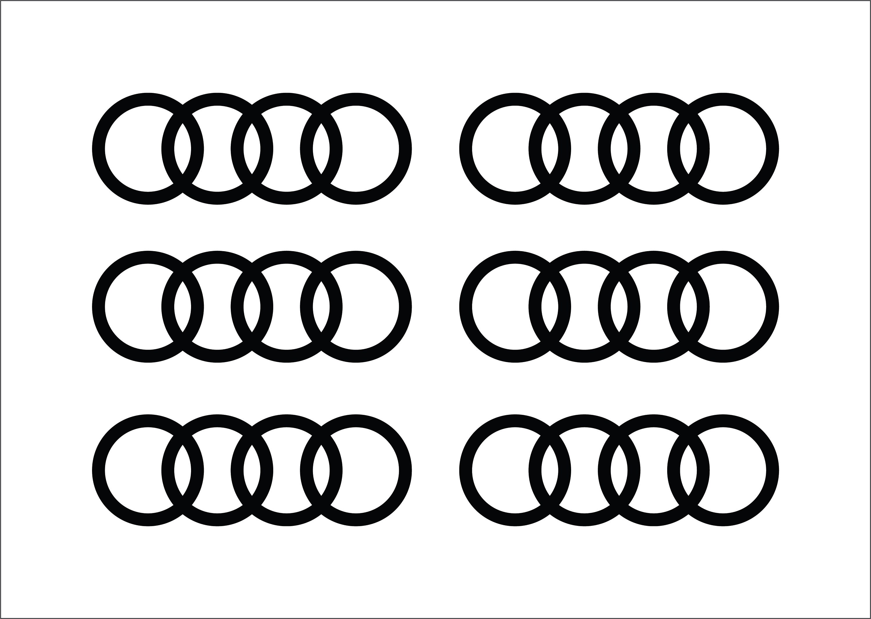 Audi mirror stickers - .de