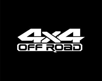 4x4 Off-Road Truck Sticker: Durable Vinyl Decal