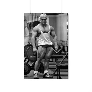 Tom Platz Premium Black and White Poster | The Golden Eagle | Premium Poster |
