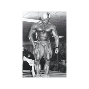 Tom Platz Premium Black and White Poster | The Golden Eagle | Premium Poster |