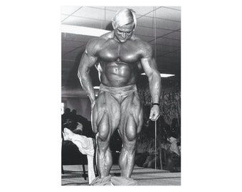 Tom Platz Premium Black and White Poster | The Golden Eagle | Premium Poster |