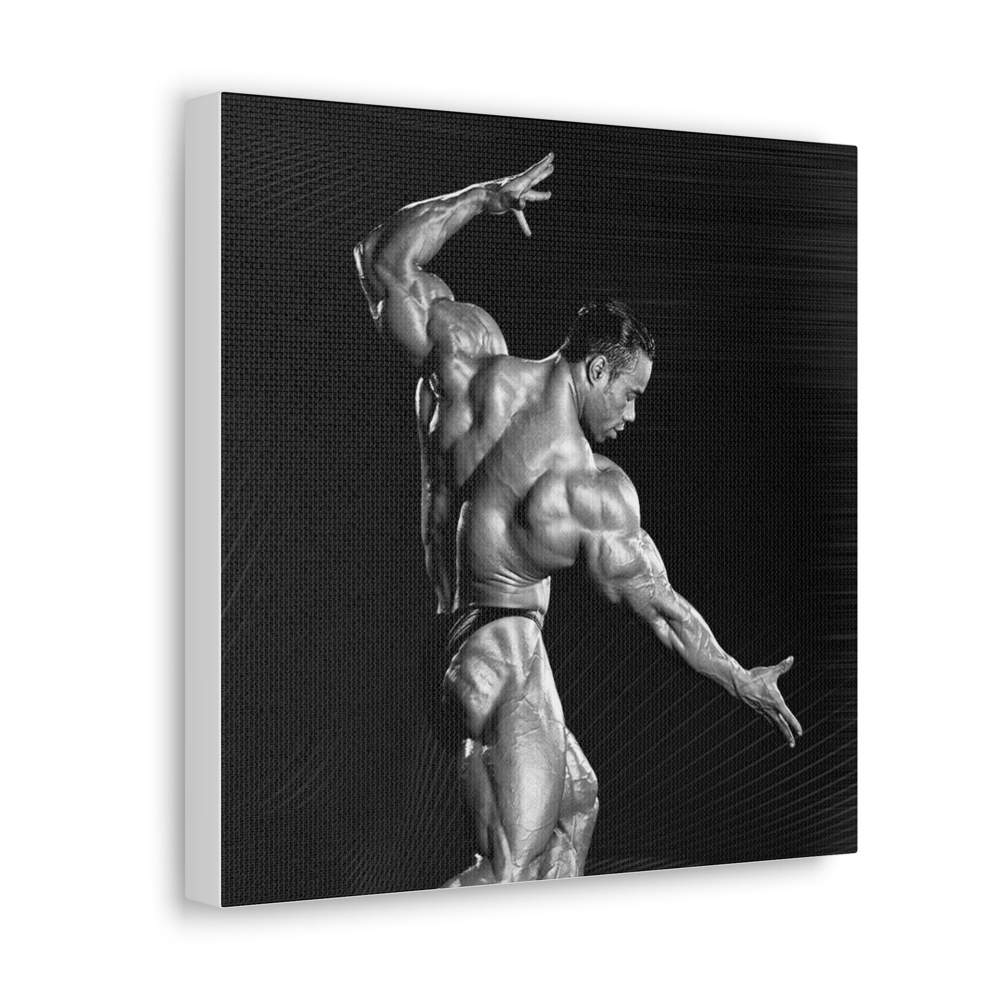 Kevin Levrone Black and White Bodybuilding Canvas Modern Bodybuilding  Premium Quality Canvases 